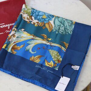 Salvatore Ferragamo Silk Scarf Shawl